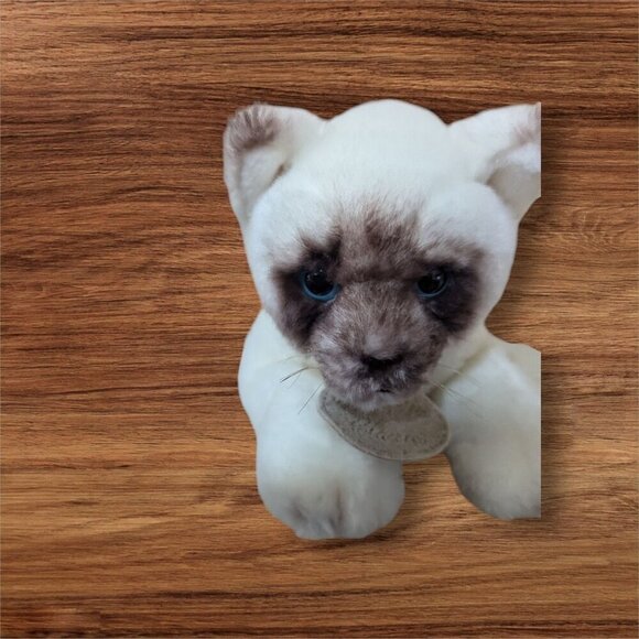 Russ Tamiko Classics Siamese Cat Plush Toy 10" Soft Stuffed Animal With Brown & - Picture 1 of 11